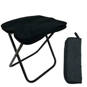 【送料無料】Senston超軽量 折り畳みアウトドアチェア 収納一体型 アルミ合金 320g,コンパクト 折りたたみ 持ち運び 携帯便利 色:ブラック、サイズ:高さ27cm、幅22cm、奥行き29cm