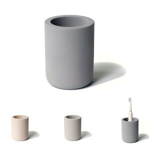 【送料無料】歯ブラシホルダー 歯ブラシ スタンド 珪藻土 歯ブラシ コップスタンド 珪藻土 ハブラシ スタンド 吸水速乾 防カビ 歯ブラシ置き 電気歯ブラシ入れ 洗面台 バスルーム収納 防塵