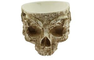 【送料無料】navire おしゃれ ドクロ スカル プランター 植木鉢 インテリア