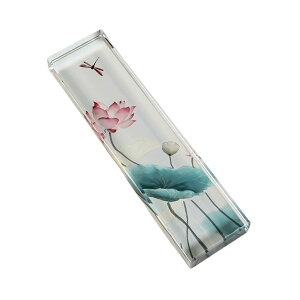 【送料無料】Archnote 文鎮 おしゃれ ペーパーウェイト ガラス 書道 透明 クリスタルガラス ハス