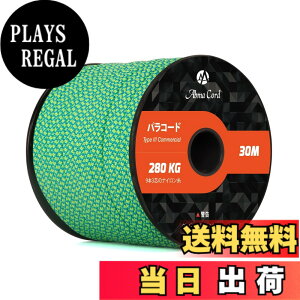 �y���������zAbma Cord �p���R�[�h 4mm 9�c 30m �K�C���[�v �ω׏d280kg �e���g���[�v �L�����v �T�o�C�o�� �A�N�Z�T���[����p �F�F�_�C�������h # �u���[���l�I�� �O���[���A�T�C�Y�F30m