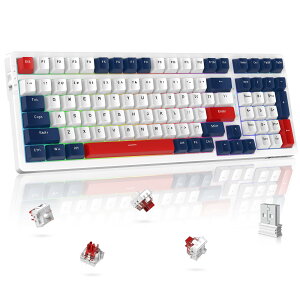 yzMambasnake K98 JjJL[{[h CXBluetooth/2.4G/LType-C Q[~OL[{[h zbgXbv - 3s/5sΉ CG[/Ԏ 100L[ 3PBTF̃L[Lb