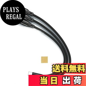 �y���������zSound Wave �y(( 3in1 �I�X �I�X �O�� �ϊ� �i�C�����҂݃P�[�u�� 20cm )) �[�d Type C �I�X USB�[C �I�X �I�X �X�v���b�^�[ �P�[�u�� ���F �z 1�{�� Type C �� Type C 3�� �ɕϊ� �X�}�z �^�u���b