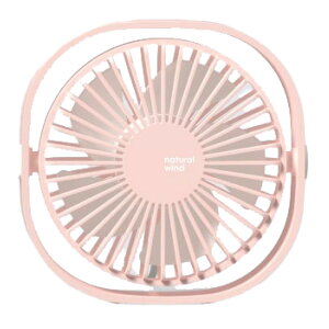 【送料無料】卓上 ミニファン USB給電 静音 扇風機 ミニ ファン デスクトップファン シンプル おしゃれ かっこいい スマート 涼しい 冷却 コンパクト ミニ扇風機 携帯 USBケーブル 色:ピンク