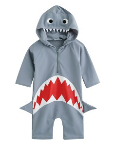 yz[Vaenait Baby] 0-24 OJbg UVJbg bVK[h xr[ q c Aj}LN^[ ԕ  s[X  Gu Baby Swimsuit FFBaby Real JawsATCYFS