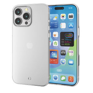 【送料無料】エレコム iPhone 16 Pro Max ケース クリア 耐衝撃 衝撃吸収 ソフト TPU ストラップホール付き 4つ角エアークッション ストラップホルダーシート付 TOUGH SLIM LITE クリア PM-A24DTSLUCCR 色: