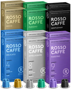 【送料無料】ロッソカフェ ネスプレッソ互換カプセル 「オリジナル」コーヒーマシン用 Rosso Caffe カプセル サイズ:120カプセル(120杯分)