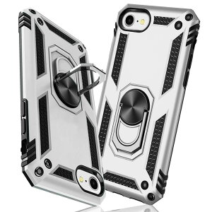 yziPhone 7 P[X/iPhone 8 P[X O ϏՌ Ռz h~ Sʕی Jی X^ht TPU+PCop[ wh~΍ d\ 360x] ho ԍڃz_[Ή ϖh~ 