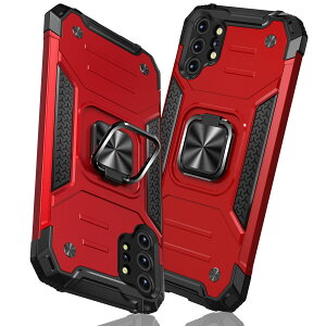 【送料無料】TMUJWS Samsung Galaxy S8 ケース リング 衝撃吸収 耐衝撃 TPU+PCバンパー 二重構造 米軍MIL規格 全面保護カバー 滑り防止 車載ホルダー対応 擦り傷防止 滑り止め 軽量 薄型 サムスン ギャ