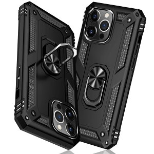 yziPhone 12 Pro Max P[X O ϏՌ Ռz h~ Sʕی Jی X^ht TPU+PCop[ wh~΍ d\ 360x] ho ԍڃz_[Ή ϖh~ ČRMIL