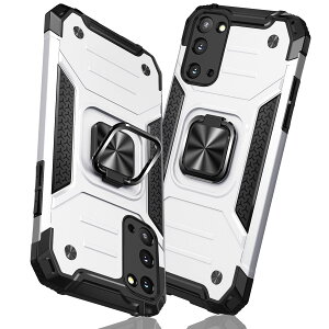 【送料無料】TMUJWS Samsung Galaxy S20 ケース リング 衝撃吸収 耐衝撃 TPU+PCバンパー 二重構造 米軍MIL規格 全面保護カバー 滑り防止 車載ホルダー対応 擦り傷防止 滑り止め 軽量 薄型 アイフォン S2