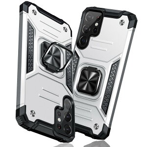 【送料無料】Samsung Galaxy S24 ケース リング 衝撃吸収 耐衝撃 TPU+PCバンパー 二重構造 米軍MIL規格 全面保護カバー 滑り防止 車載ホルダー対応 擦り傷防止 滑り止め 軽量 薄型 ギャラクシー S24