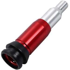 【送料無料】シフト ノブ アダプター 汎用 エクステンション プッシュ式 AT用 延長 変換 カスタム アルミ合金 ギアシフト コンバーター 色:レッド、サイズ:M12