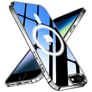 yzTMUJWS iPhone SE3 pP[X/iPhone SE2 pP[X/iPhone 8E7 pP[X MagneticΉ NA ϏՌ Ռz }Olbg ČRMILKi SʕیJo[ ACtHse3/se2/8/7 pP[X  4.