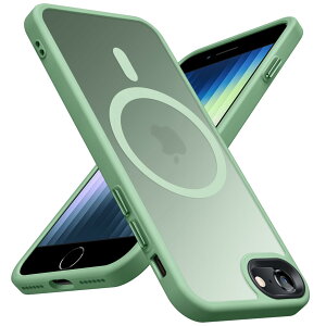 yzTMUJWS iPhone SE3 pP[X/iPhone SE2 pP[X/iPhone 8E7 pP[X MagneticΉ NA ϏՌ Ռz }Olbg ČRMILKi SʕیJo[ ACtHse3/se2/8/7 pP[X  4.