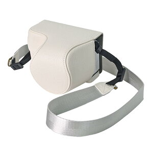 yzRieibi ZV-E10 II JpSʕیJo[ PUU[P[X For Sony E10 16-50mmYɃtBbg obO V_[Xgbvt gѕ֗ FFWhite