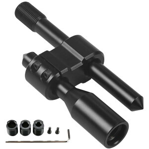 【送料無料】MSMint シフトノブ エクステンション 延長アダプター 調整可能 アルミ製 M12×1.25 MT車用 汎用 車・トラック ブラック ドリフト 旧車 色:M18×1.5 黒