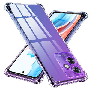 【送料無料】TMUJWS OPPO A79 5G 用ケース シリコン クリア グラデーション ソフトケース 薄型 軽量 耐衝撃 レンズ保護 オプポ a79 5g 用ケース 全面保護 tpu 四隅空気衝突防止 擦り傷防止 ストラッ