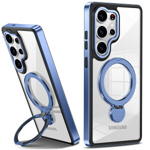 yzTMUJWS Galaxy S25 Ultra pP[X MagneticΉ Ot SC-52F SCG32 P[X NA ϏՌ ČRMILKi 360°]X^h cΉ CX[dΉ MNV[ s25 EgJo