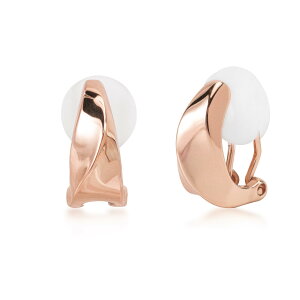 【送料無料】FH.bird イヤリング レディース 痛くない シンプル 18金「曲線デザインです」金属アレルギー対応 シルバー925 ノンホールピアス イヤリング 穴なし ゴールド 落ちません 日常用 通