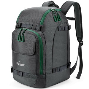 【送料無料】Unigear スノーボード バックパック スキー ブーツバッグ 大型 スキーヘルメット バッグ 大容量 50L 7色 色:50L-グレー、サイズ:50L