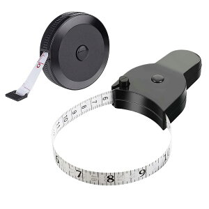 【送料無料】YUENTOEN ボディ測定テープ 2個ボディー テープメジャー 巻尺 60インチ /150CM 周囲測定 オートメジャー テスター 測定ツール ワンタッチ 自動巻取り 定規 フィットネス 巻き尺 ブラ