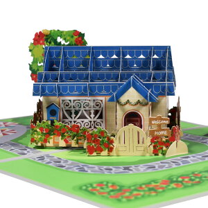 【送料無料】Magic Ants ポップアップ ハッピーバースデーカード 3D バースデーポップアップカード バースデーケーキ 面白いポストカード ポップアップグリーティングカード 女性 男性 子供