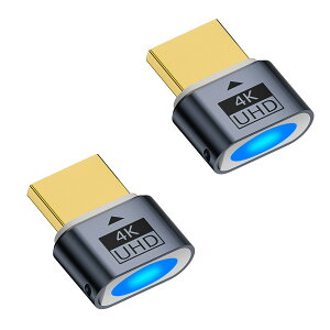 【送料無料】YITONGXXSUN HDMIバーチャル・ディスプレイ HDMI エミュレータ HDMIダミープラグ DDC EDIDエミュレーター 4K@60HZ (HDMI)