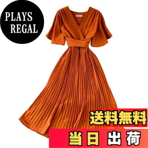 �y���������z[Collecala] dress for women �ʋ΃����s�[�X 30�㏗�q�� �I�����W�� ������ �������I�����W���b�h �~������`���j�b�N�����s�[�X �I�t�B�X�o�Ε� XL�T�C�Y �F�F�Ԟ�A�T�C�Y�FXL