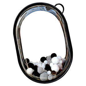 yzYUYAKESHI P[X ɃobN ȉ~` ho ʂ|[` Oo obO l` ʂݗp ʓ NA PVC  L[z_[t FFubN18CM