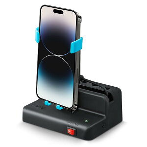 【送料無料】スマホ振り子 自動で歩数を稼ぐ 組立不要 携帯電話 スマホスタンド USB給電 歩数を増やす 自動孵化装置 ジョギングモード スマホ用 騒音なし ブルー 色:ブルー