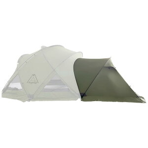 【送料無料】Tenplay 「G-TENT-M」シェルターテント ドームテント 拡張テント 4-6人用 幅350cm リビングルーム 4シーズン 防水防風 70Dナイロン 煙突穴付き アルミ製ポール 色:ベスタビュール「TC
