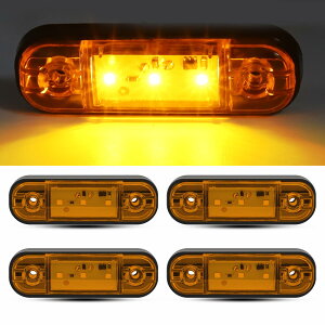 yzLED TCh}[J[Cg 3-LED gbN|WVv 12V 24V h ėp FFCG[ 4X