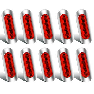 yzLEDTCh}[J[Cg TChv 4-LED 12V 24V Px h ėp FF4LED Red 10XATCYF3.61in