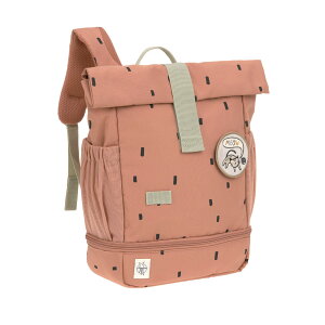 �y���������z[LASSIG] ���b�V�O Mini Rolltop Backpack Happy Prints �~�j���[���g�b�v�o�b�N�p�b�N �F�Fcaramel�A�T�C�Y�F�~�j