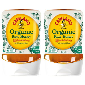 yzy2ZbgzJs[mI[KjbN[nj[ 340g x 2 Ki 100%  ݂͂ I I[XgAY Capilano Organic Raw Honey Pure Australia TCYF340g 2Zbg