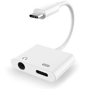 yzUSB Type C to 3.5MM CzϊA_v^ ^CvC CzϊP[u USB C 2in1 Cz [d A_v^[ ^CvC wbhtH WbNA_v^ fW^ DAC`bv [d/