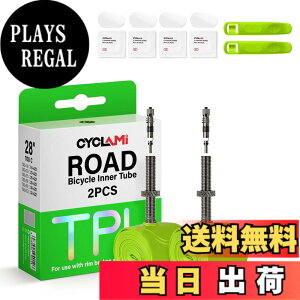 �y���������zCYCLAMI TPU ���y�� 700C ���[�h�o�C�N�p �C���i�[�`���[�u 30g - 700x18/23/25/28/30/32C�Ή� �����\�ȃo���u�c 45mm �F�F�O���[���A�T�C�Y�F700C X 18-32C