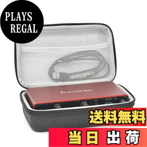 �y���������zMusiin �T�E���h�J�[�h�L�������O�P�[�X�AFocusrite Scarlett 2i2 ��3�����3����I�[�f�B�I�C���^�[�t�F�C�X�J�o�[�ɑΉ��A�����̓x���x�b�g (�O���[) �F�F�O���[�A�T�C�Y�F���^