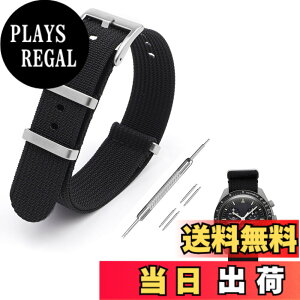 �y���������z[Jumpsunfun] 20mm ���v�o���h for Omega X Swatch Speedmaster MoonSwatch �I���K�ƃX�E�H�b�` �X�s�[�h�}�X�^�[ ���[���X�E�H�b�`�p �~���^���[�i�C�������v�x���g �F�F�u���b�N