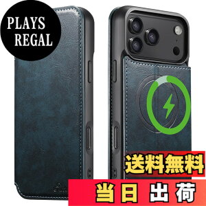 �y���������zJCGOOD �蒠�^ �P�[�X for iPhone17/17pro/17promax/17air MagSafe�Ή� �}�O�Z�[�t ���C�����X�[�d�Ή� �J�[�h���[ �蒠 �X�^���h�@�\ ���z�^ �J�[�h���� �}�O�l�b�g�� �{�v ���U�[ �X�}�z�P�[