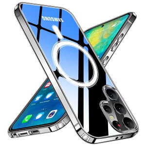 yzTMUJWS Galaxy S22 Ultra pP[X MagneticΉ NA ϏՌ Ռz }Olbg ČRMILKi SʕیJo[ MNV[ s22 EgpP[X  6.8C` }bg Xgbv