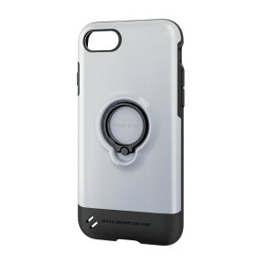 �y���������z�G���R�� iPhone8 �P�[�X �J�o�[ �Ռ��z�� �y �������̏Ռ�����{�̂���� �z TOUGH SLIM �����O�t�� �Ռ��z�� �t�B�����t iPhone7 �Ή� �z���C�g PM-A17MTSRWH �F�F�z���C�g�A�T�C�Y�F1)�P