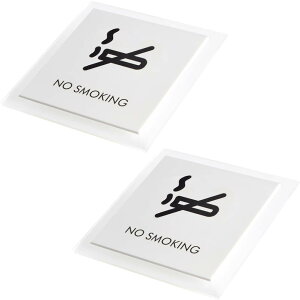 yzHIGHAWK։XebJ[ NO SMOKING ӃTC X XebJ[ Ŕ TCv[g AN Wē EH[XebJ[ HX p 2 FFNO SOMOKINGATCYF13*13cm