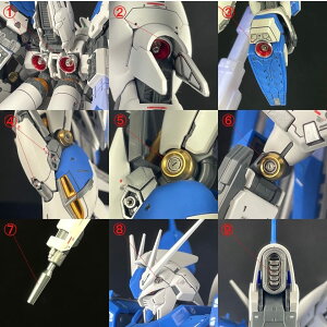 yzRG 1/144 RX-93-V2 Hi-˃K_p ^o[jA+XeXp[c+fJ[ ؔ tZbg (Vo[+bh) [sAi] FFVo[+S[hATCYF1/144 RGp