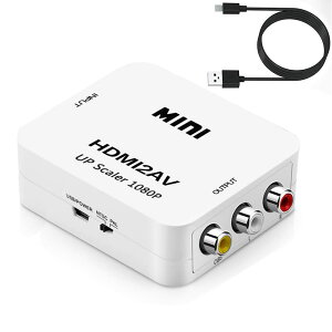 yzHDMI to AVϊRo[^[ HDMI to RCAϊRo[^[ Deear 1080PΉ AiOϊ o͉ er/PS3/PS4/PS5PC/BDv[[/switchpϊRo[^[ [dP[ut FFHDMItoA