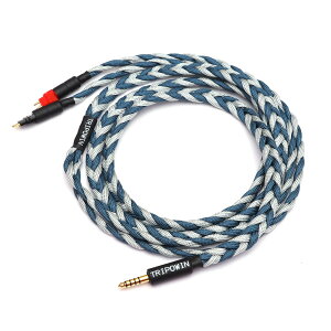 �y���������zTRIPOWIN GranVia �X�e���I�n�C�G���h�I�[�f�B�I�w�b�h�z���A�b�v�O���[�h�P�[�u�� ���Ƃō��� 26AWG�����xOFC(���_�f��)�P�[�u�� �w�b�h�z�����P�[�u���\�̃P�[�u�� 36�R�ALitz