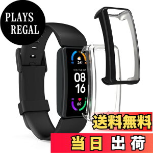 �y���������zkwmobile 2x �P�[�X Fitbit Inspire 3 / Inspire 2 / Ace 3�Ή� �J�o�[ - �t���J�o�[ �V���R�� �ϏՌ� �S�̕ی� ���� �F�F���� / ���F