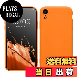 �y���������zkwmobile �X�}�z�P�[�X Apple iPhone XR�Ή� �P�[�X - �ɔ� TPU �V���R�� �}�C�N���t�@�C�o�[ �u���[�O���[ �F�F�t���[�e�B�[ �I�����W