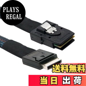 �y���������zXiwai OCULINK PCIE PCI-EXPRESS SFF-8611 8x 8 ���[�� - �f���A�� SFF-8087 4x SSD �f�[�^ �A�N�e�B�u �P�[�u�� 50 cm �F�F�u���b�N